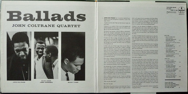 John Coltrane Quartet* : Ballads (LP, RE, Gat)