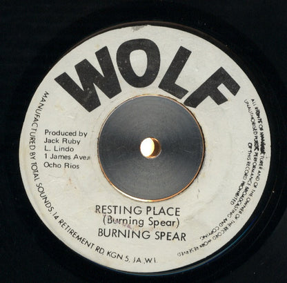 Burning Spear : Resting Place / Shady Tree (7")