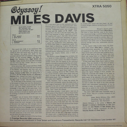 Miles Davis : Odyssey! (LP, Album, RE)