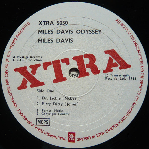 Miles Davis : Odyssey! (LP, Album, RE)