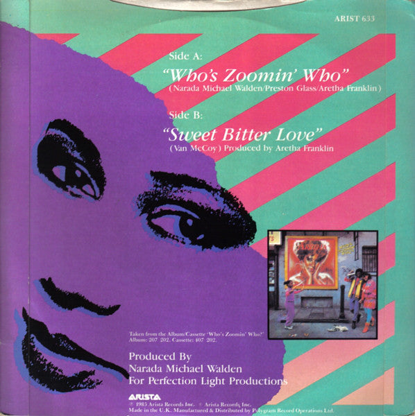 Aretha* : Who's Zoomin' Who (7", Single)