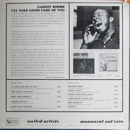 Garnet Mimms : I'll Take Good Care Of You (LP, Album, Mono, Pit)