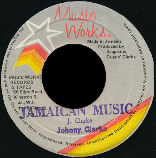 Johnny Clarke : Jamaican Music (7")