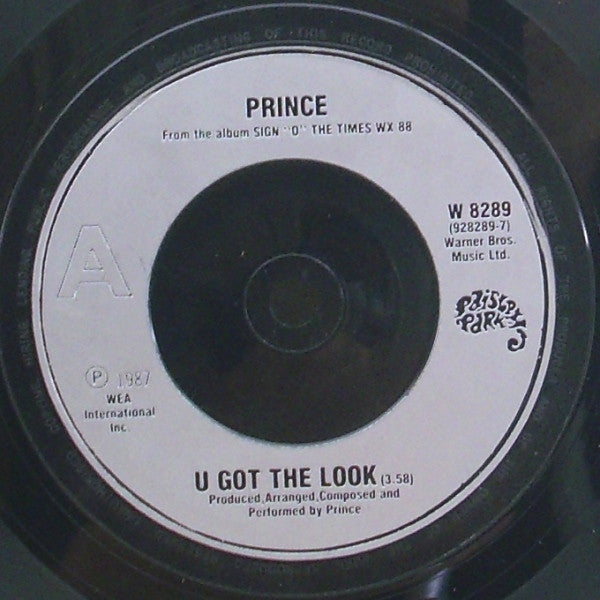 Prince : U Got The Look (7", Single, Sil)