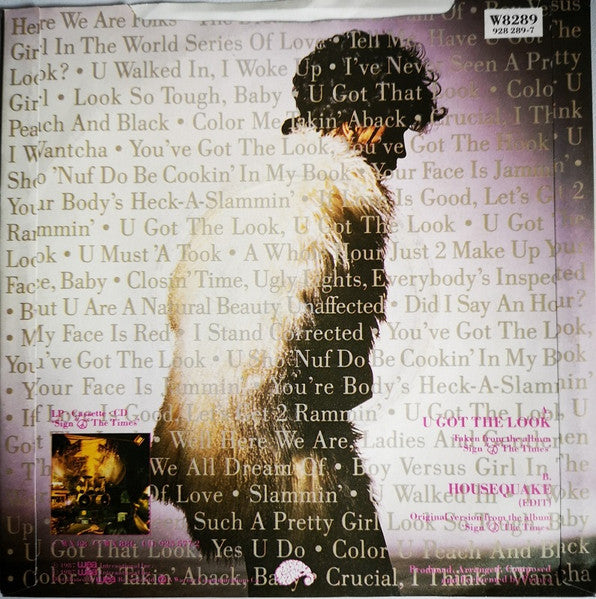 Prince : U Got The Look (7", Single, Sil)