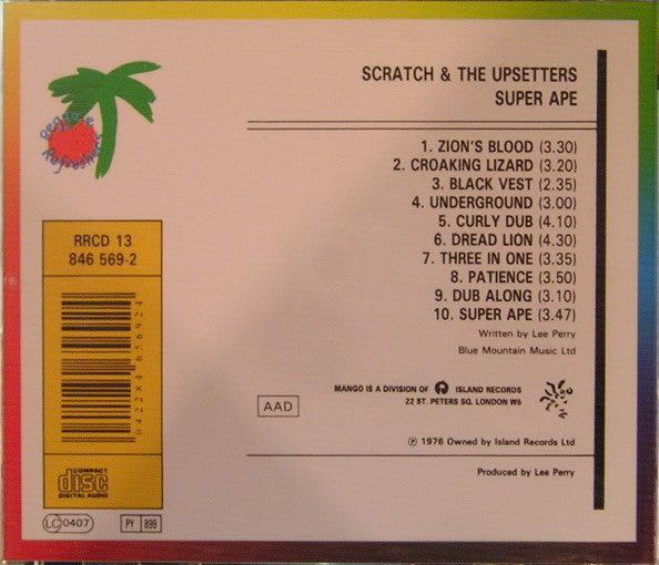 Scratch* & The Upsetters : Super Ape (CD, Album, RE)