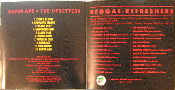 Scratch* & The Upsetters : Super Ape (CD, Album, RE)