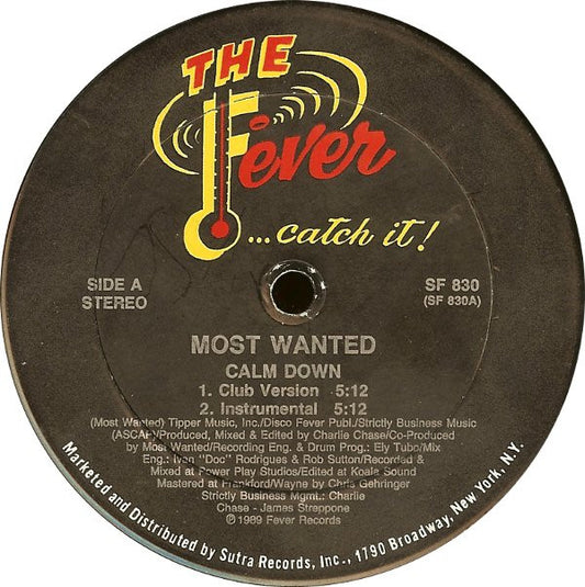 III Most Wanted : Calm Down (12")