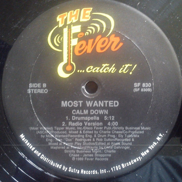 III Most Wanted : Calm Down (12")