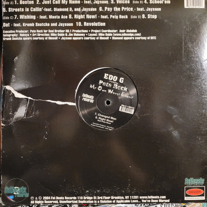 Ed O.G Featuring Pete Rock : My Own Worst Enemy (2xLP, Album)