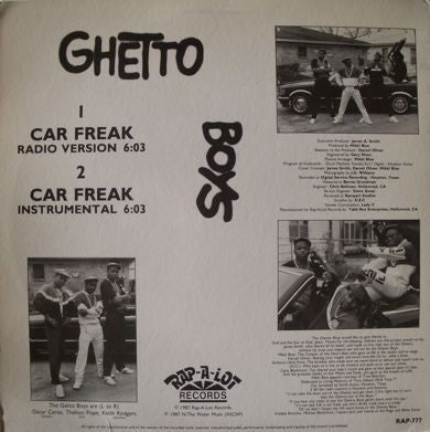 Geto Boys : Car Freak (12", Gol)