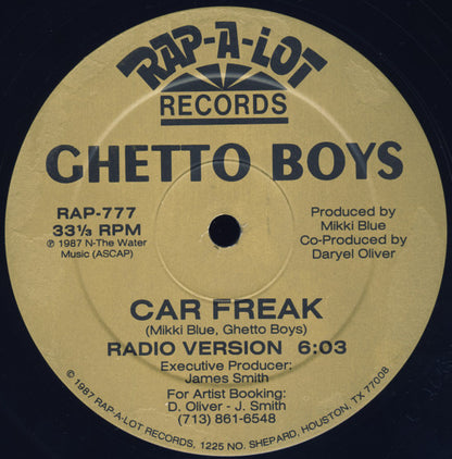 Geto Boys : Car Freak (12", Gol)