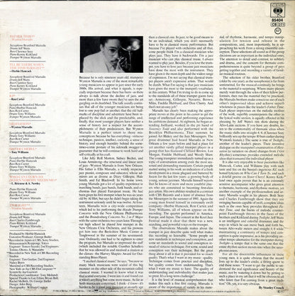Wynton Marsalis : Wynton Marsalis (LP, Album)