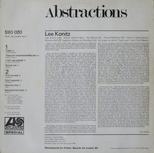 Lee Konitz : Abstractions (LP, Album, RE)