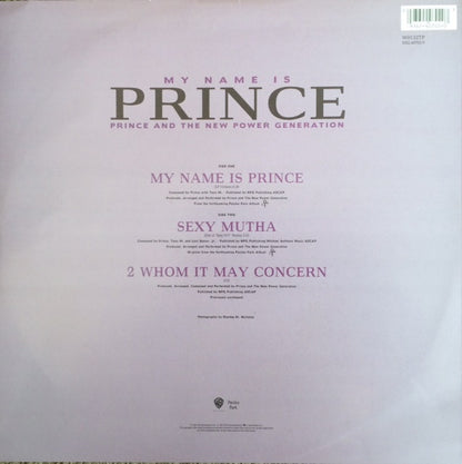 Prince And The New Power Generation : My Name Is Prince (12", Single, Pic, Col)