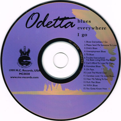 Odetta : Blues Everywhere I Go (CD, Album)