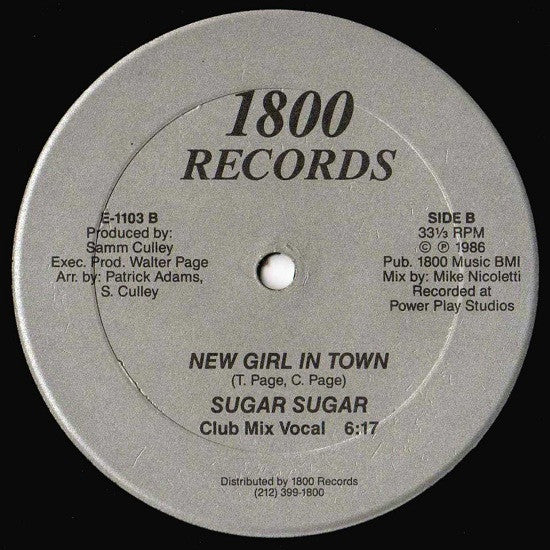 Sugar Sugar : New Girl In Town (12")