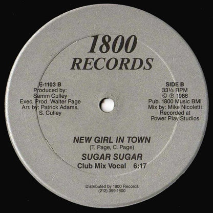 Sugar Sugar : New Girl In Town (12")