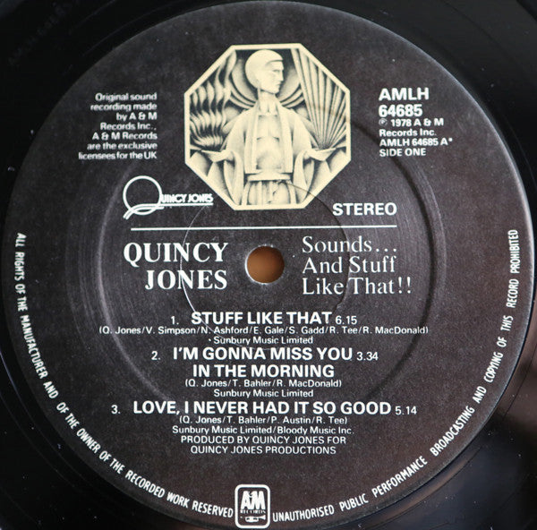 Quincy Jones : Sounds ... And Stuff Like That!! (LP, Album)