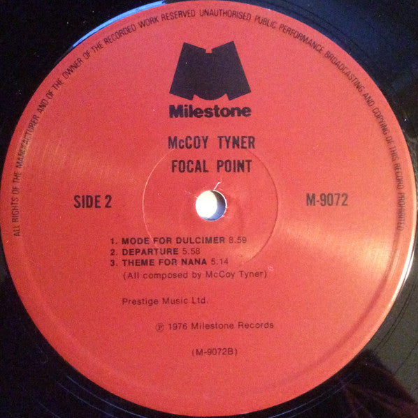 McCoy Tyner : Focal Point (LP, Album)