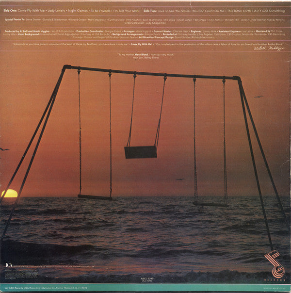 Bobby Bland : Come Fly With Me (LP, Album)