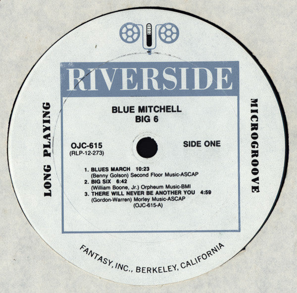 Blue Mitchell : Big 6 (LP, Album, Mono, RE, RM)