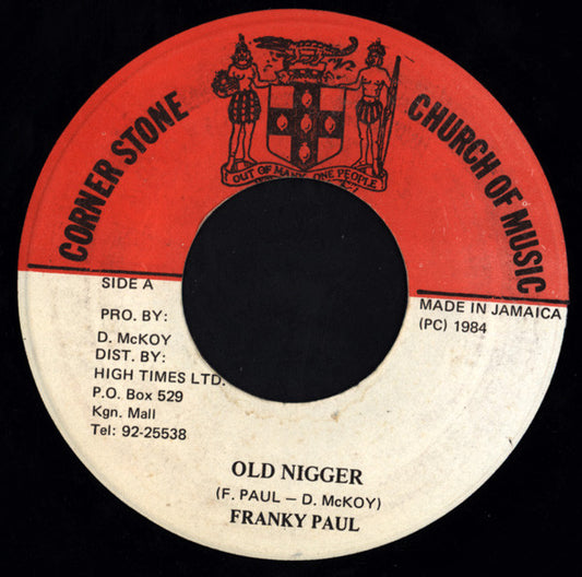 Frankie Paul : Old Nigger (7")