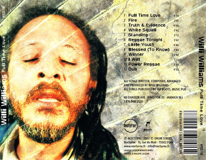 Willi Williams : Full Time Love (CD, Album)