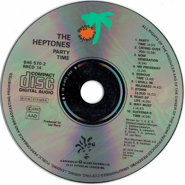 The Heptones : Party Time (CD, Album, RE)
