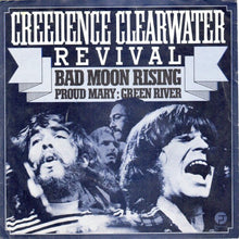 Creedence Clearwater Revival : Bad Moon Rising / Proud Mary / Green River (7", EP, Single)