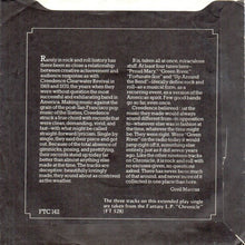 Creedence Clearwater Revival : Bad Moon Rising / Proud Mary / Green River (7", EP, Single)