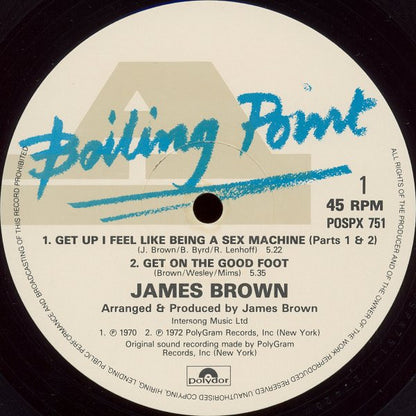 James Brown : Sex Machine (12", EP, Comp)