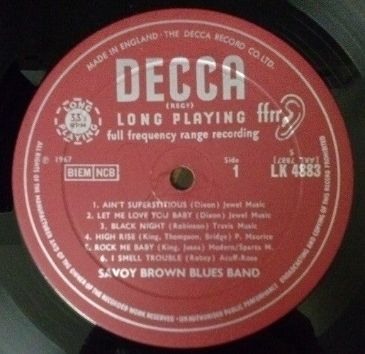 Savoy Brown : Shake Down (LP, Album, Mono)