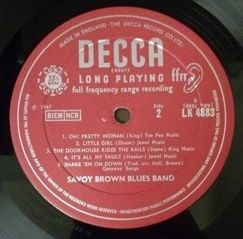 Savoy Brown : Shake Down (LP, Album, Mono)