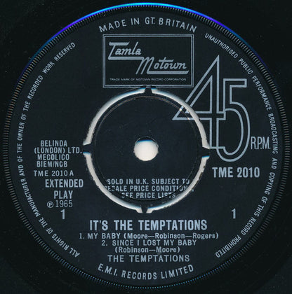 The Temptations : It's The Temptations (7", EP)