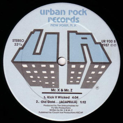 Mr. X & Mr. Z : Mr. X & Mr. Z Drink Old Gold (12")