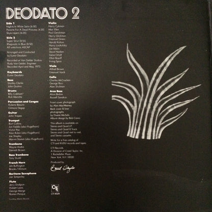 Eumir Deodato : Deodato 2 (LP, Album, Gat)