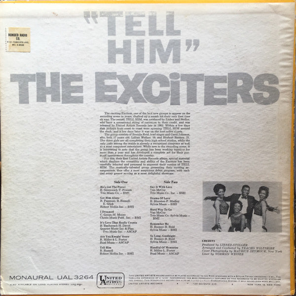The Exciters : Tell Him (LP, Album, Mono)