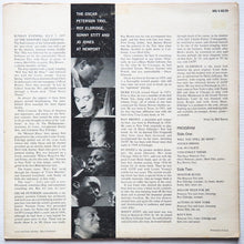 The Oscar Peterson Trio With Roy Eldridge / Sonny Stitt & Jo Jones : The Oscar Peterson Trio At Newport (LP, Album, Mono)