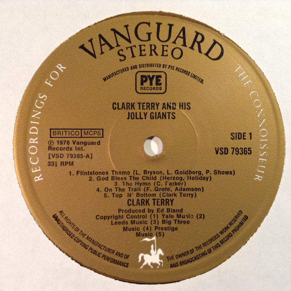 Clark Terry And His Jolly Giants : Clark Terry And His Jolly Giants (LP, Album)