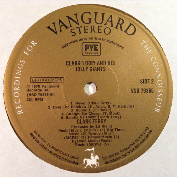 Clark Terry And His Jolly Giants : Clark Terry And His Jolly Giants (LP, Album)