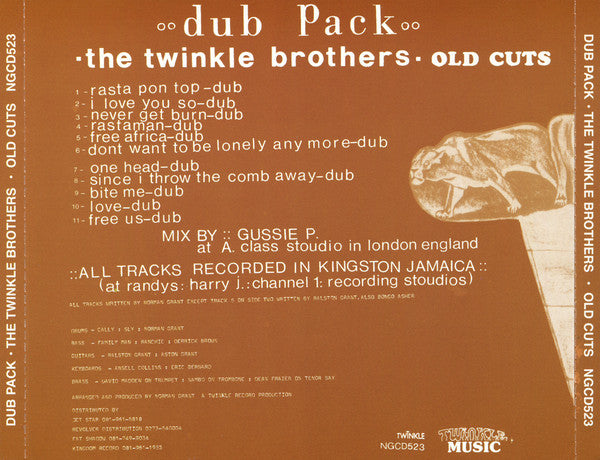 Twinkle Brothers : Dub Pack - Old Cuts (CD, Album, RE)
