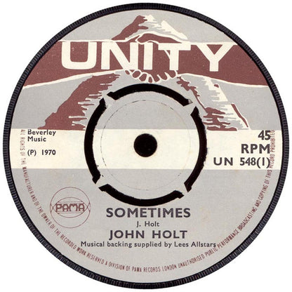 John Holt / The Bunny Lee Allstars : Sometimes (7")