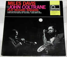 Miles Davis + John Coltrane : Play Richard Rodgers (LP, Comp, Mono)
