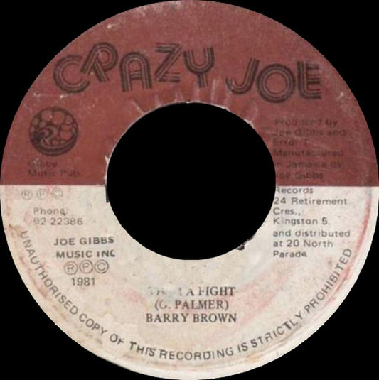 Barry Brown / Joe Gibbs & The Professionals : Dem A Fight / Fight Back (7")