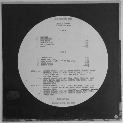 The Charlie Parker All-Stars : Bird On The Road (LP, Unofficial)