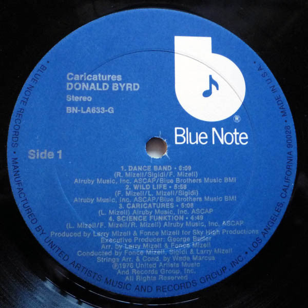 Donald Byrd : Caricatures (LP, Album)