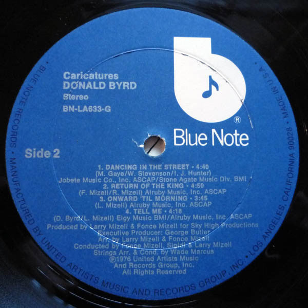 Donald Byrd : Caricatures (LP, Album)