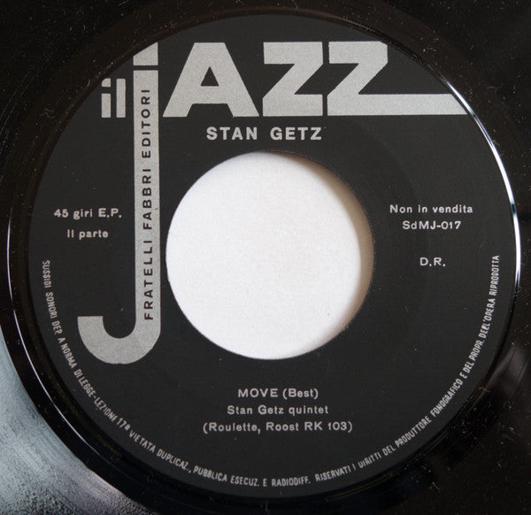 Stan Getz : Stan Getz (7", EP)