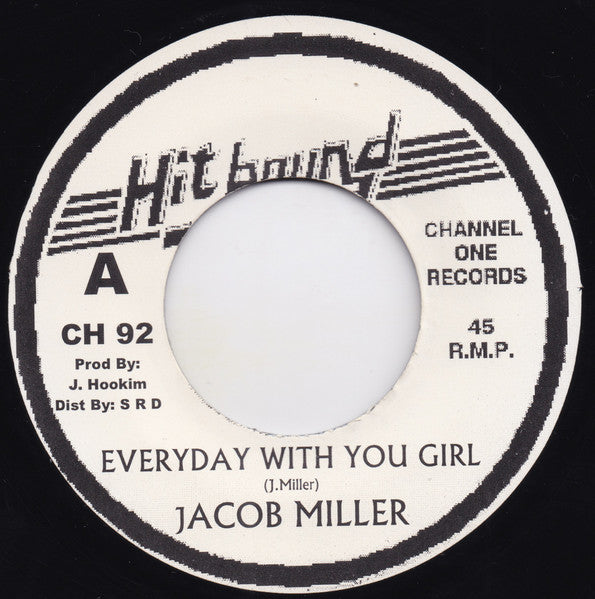 Jacob Miller : Everyday With You Girl / Day In Day Out (7", M/Print, BSi)